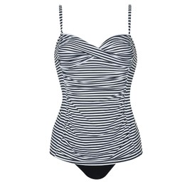 Sunflair Women's City Inka Tankini, Black (Schwarz/Weiss 901), 42B