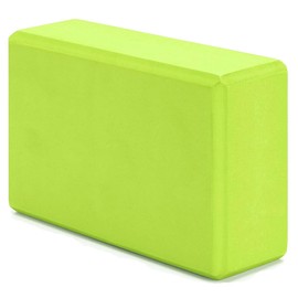 G5 HT SPORT Yoga Stones [Single or Pair] High Density Yoga Blocks with Support Non-Slip Hypoallergenic | 22.5 x 15 cm, Thickness 7 cm (Single Stone (Lime Green)