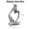 YUESUO Thinker Statue Abstract Sculptures Resin Decoration, Abstract Figure Crafts,