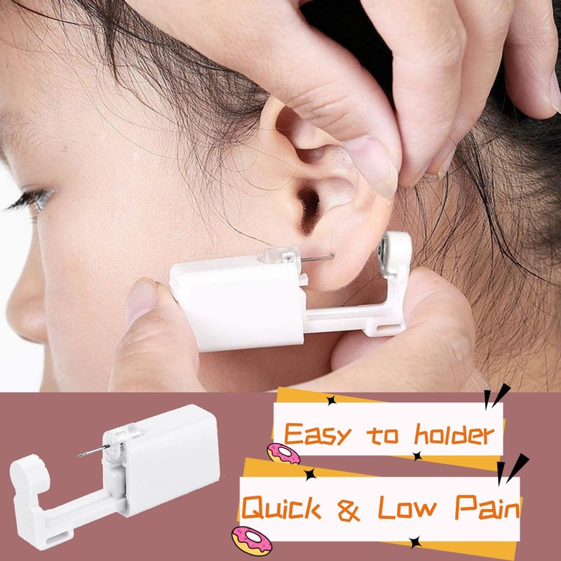 4 Pcs Ear Piercing Kit - Self Disposable Ear Piercing