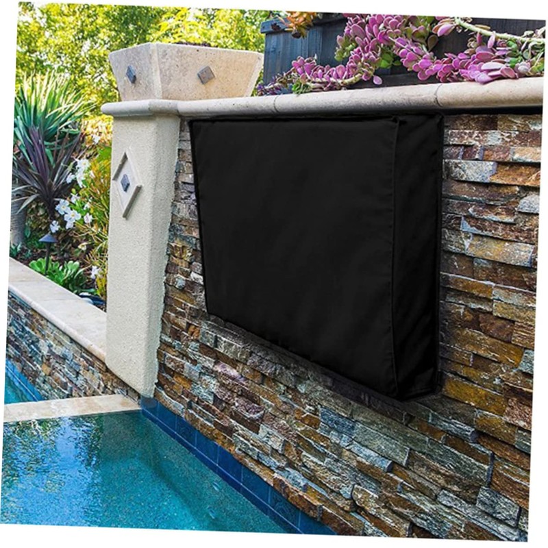 LALAFINA Outdoor Tv Cover for Weatherproof and Durable Material Includes