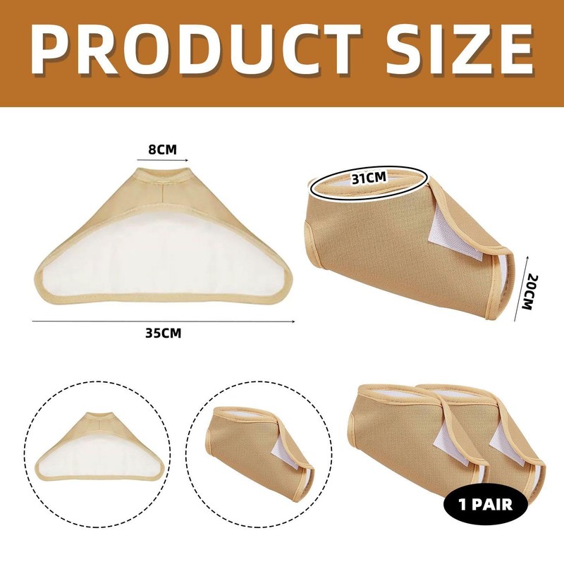 1 Pair Foot Care Accessories, Reusable Foot Wrap, Essential Oil
