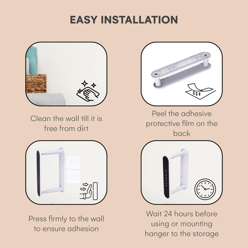 flybold Hanger Storage Rack - Hanger Organizer Stacker for Closet