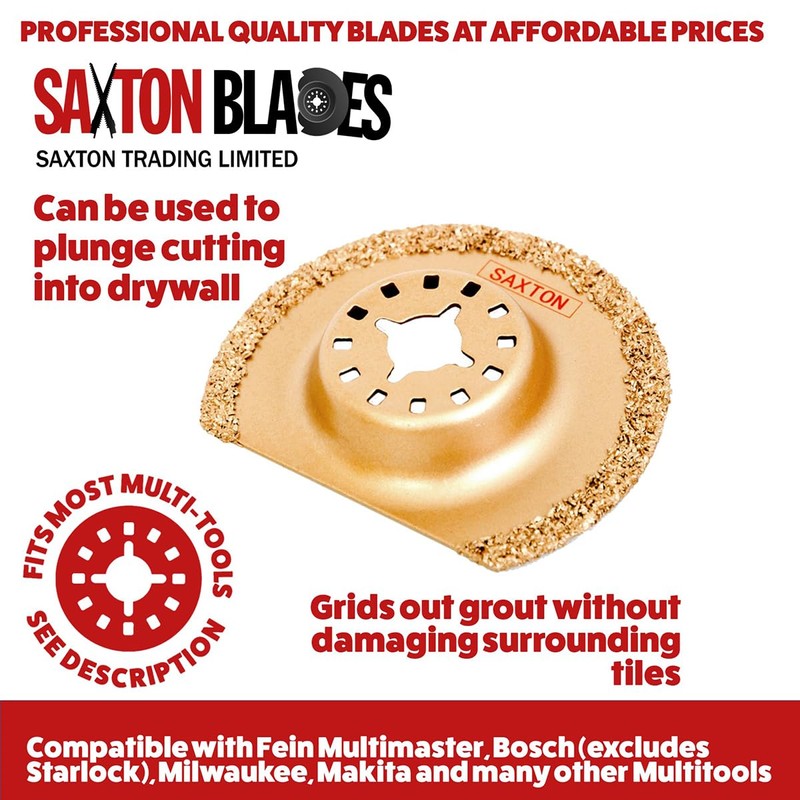 3X Fein Multimaster Bosch Multitool Carbide Blades 63mm