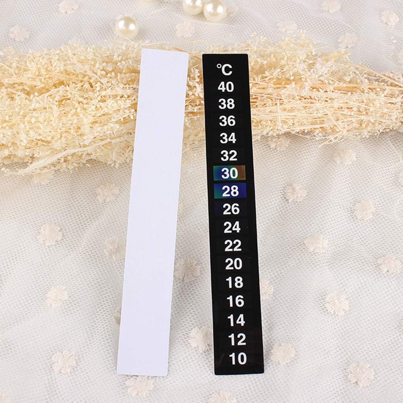 POPETPOP Traditional Stick on Digital Temperature Thermometer Strips Degrees Celsius