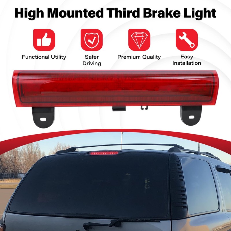 AFEISOL 923-203 LED Third High Mount Brake Light Compatible with