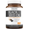 Black Seed Oil - 180 Softgel Capsules (Non-GMO & Vegan)