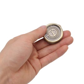 Fidget Haptic Coins Magnetic Metal Fidget Slider EDC Adults Push Slider Rotary Push Fidget Toy Fidget Clicker ADHD Autism Sensory Toys Anxiety and Stress Relief Toys Birthday Gift for Men