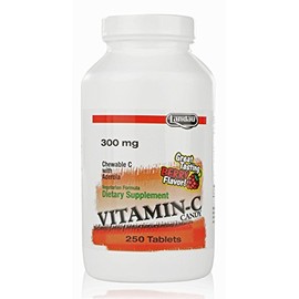 Landau Chewable Vitamin C Candy 300 Mg. Great Tasting Berry Flavor (250 Count)
