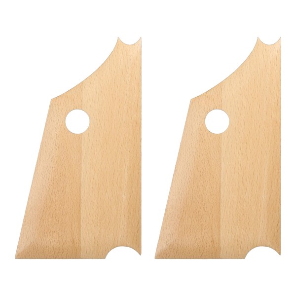 HARFINGTON 2pcs Pottery Ribs Trimming Tools Pottery Profile Rib Wooden