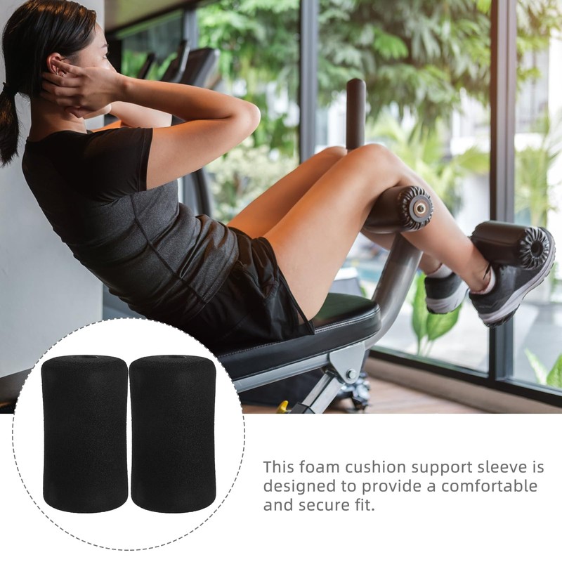 Kisangel 4pcs Foam Foot Pads Rollers for Universal Home Gym