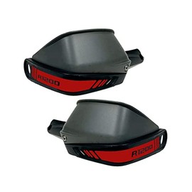 2 x reflector sticker suitable for motorcycle R 1200 GS Adventure hand protection (red)