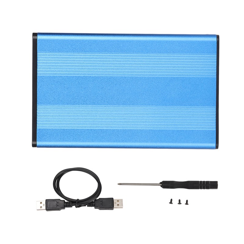 Hard Drive Enclosure 2.5in USB2.0 480Mbps Easy Installation Highly Durable