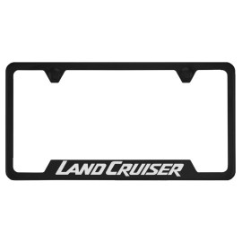 MVP Black License Plate Frame For Land Cruiser