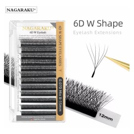 Nagaraku Blister Nagaraku Efecto W 6d Extensión De Pestañas