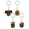 Grindstore 3D Skull-Assorted Designs Keyring, Metal, Mixed, Height 3-3.5cm Width