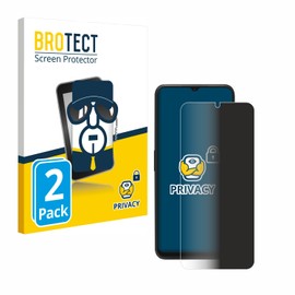 BROTECT Anti-Spy Privacy Screen Protectors for Cubot P80 Privacy Screen Protector [Screen Protector, Privacy Screen, Blue Light Filter] (Pack of 2)