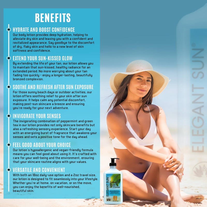 Saltwater Beaches Tan Extender, After Sun Lotion or Tanning Bed