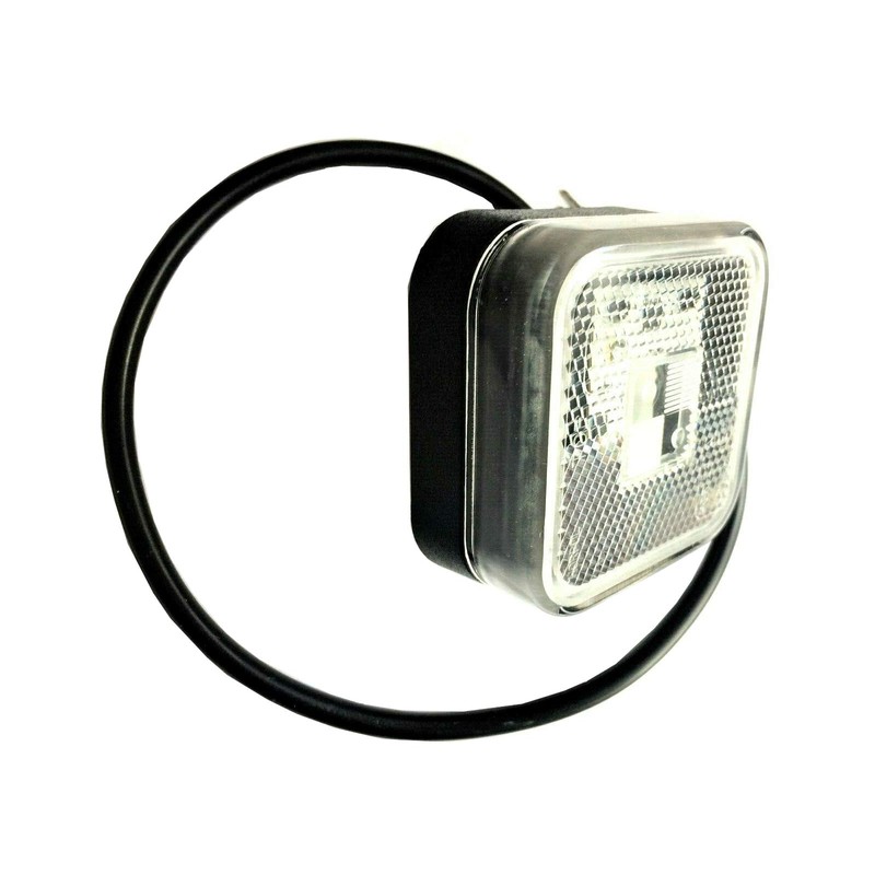 White LED Marker Light Position Light E9 Truck Car Trailer