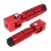 2Pcs Motorcycle Foldable Foot Pegs M8 Antislip Aluminium Alloy Universal