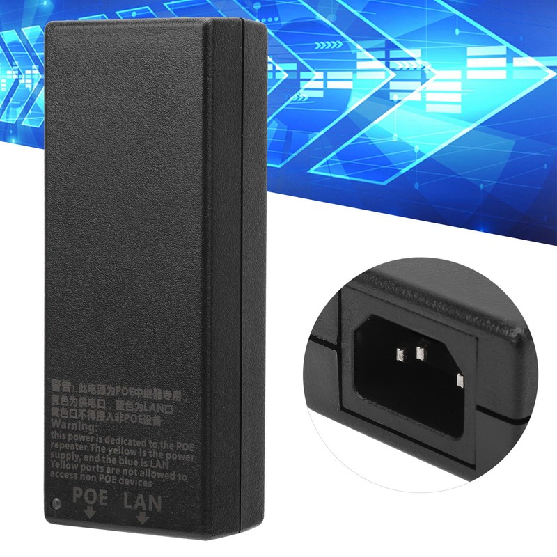 4-Way POE Repeater Power Supply Adapter Injector for CCTV Security