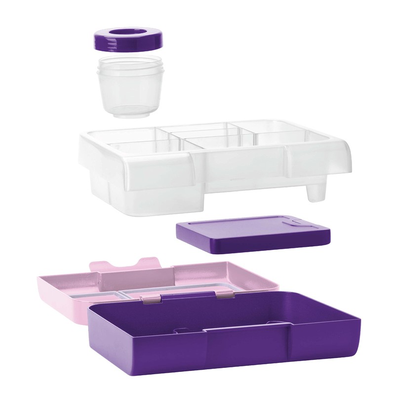 Smash Kids Bento Bite Lunch Box, Pink