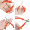 Kurtzy Mini Jewellery Plier Tool Kit Set with Soft Grip