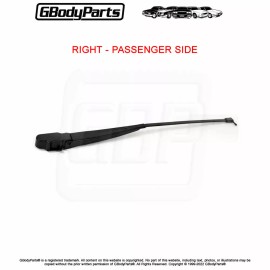 Gbodyparts 78-88 A&G Body Windshield Wiper Blade ARM BLACK Passenger Side RH GM #20301183
