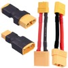 JIECHUN 2 Pairs XT90 Male Female Plug Connector to XT60