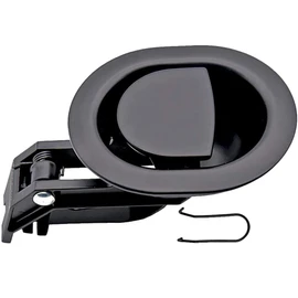 FOMIYES Universal Heavy-Duty Metal Sofa Chair Recliner Release Pull Handle Replacement Parts with Retaining Clips Fits Ashley and Most Recliner Sofa Brand Recliner Handle