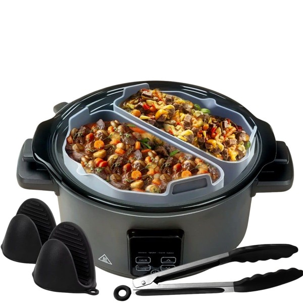 Silicone Slow Cooker Liners Compatible with Crock Pot 6-8 QT