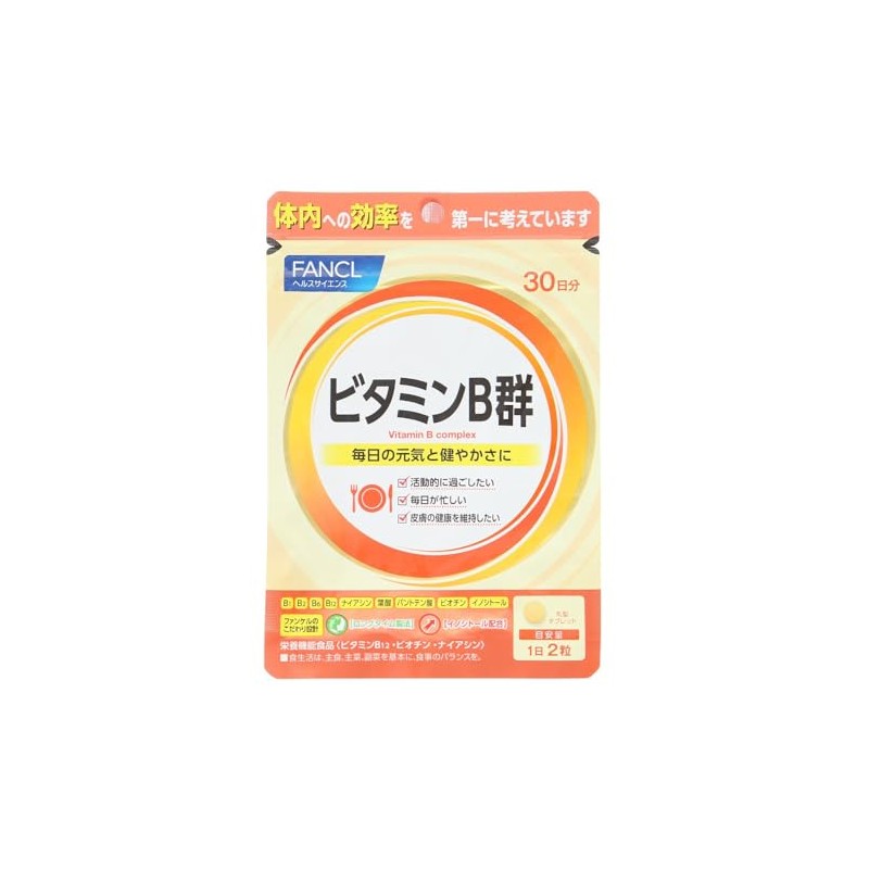 Fankel Vitamin B Group 30 Day Supply, 60 Tablets