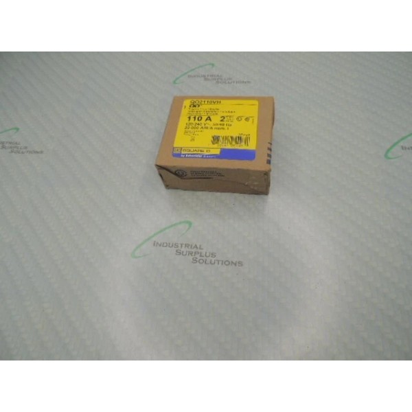SQUARE D QO2110VH CIRCUIT BREAKER 110A 2P 120/240V