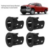 Grcfumo 4 Pcs Parking Assist Sensor Bracket, Black Rear Bumper