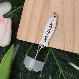 Dad Birthday for Fisherman Dad Daddy Fishing Gifts for Fishing Lovers Fishing Hook Gift for Dad Daddy Father Retirement Gifts for Fishermen Fishhook Gifts for Daddy Dad