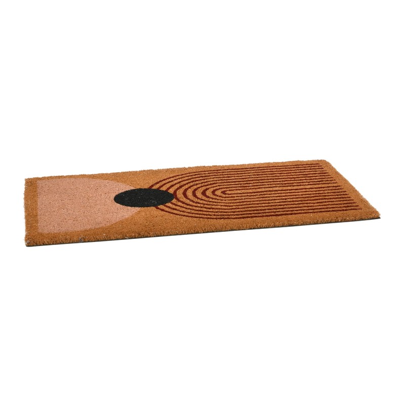 Main + Mesa Abstract Print Coir Doormat