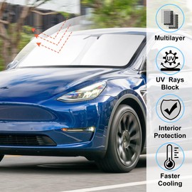 Windshield Sun Shade Custom Fit Ford Transit 2015-2024 2025 Accessories Foldable Sunshade Front Window Protector Keep Your Car Cool