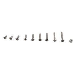 HALJIA 340pcs M3 Stainless Hex Socket Button Head Screws Allen Bolt Nut Assortment Kit