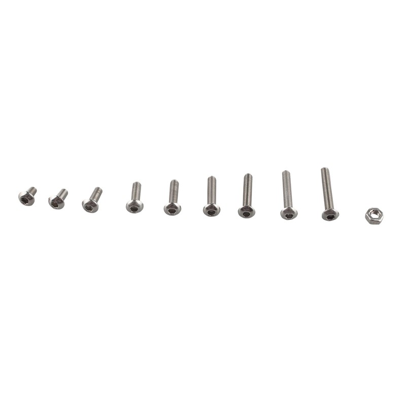 HALJIA 340pcs M3 Stainless Hex Socket Button Head Screws Allen