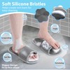 Enhon 2 Pack Shower Foot Scrubber, Silicone Foot Brush Cleaner