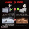 BLIAUTO 4x6 Inch LED Headlights Dot Approved 4pcs Rectangular Hi/Low