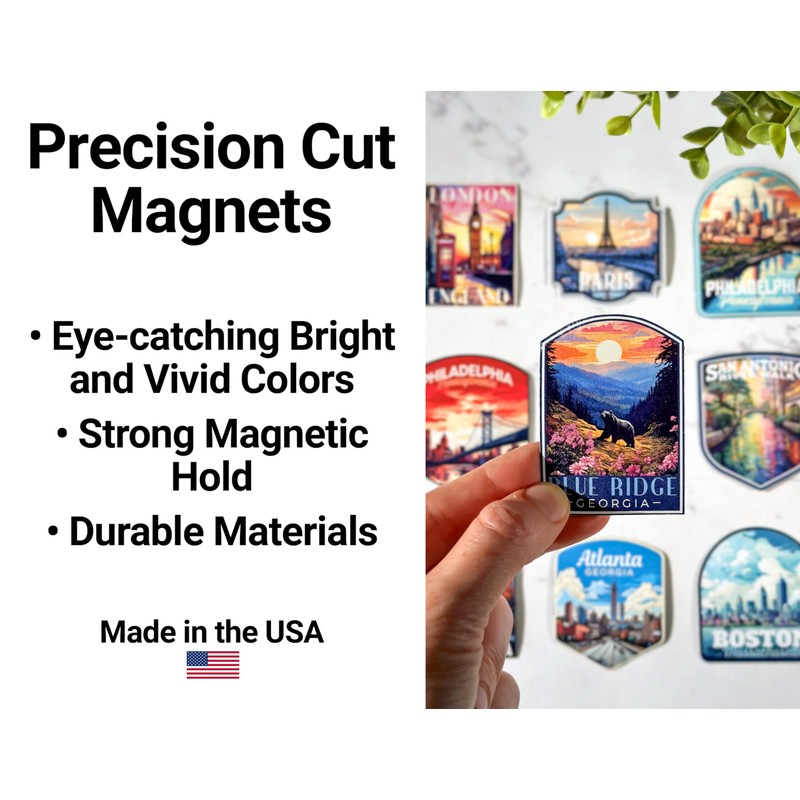 San Francisco California Design C Souvenir Die Cut Decorative Flat
