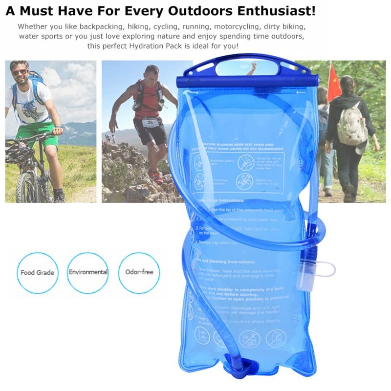 Hydration Pack, 2L Water Supply Bag, Water Pack, Handheld, Water