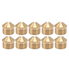10pcs Brass Misting Nozzles Fog Sprinkler Head for Factory Site Coal Mine Garden Lawn Cooling System G1/2 Inch