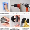 5 Pieces Bathroom Hardware Accessories Set Towel Rack Paper Holder