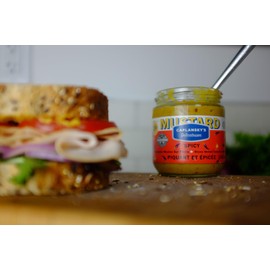 Caplansky’s Deli Mustard - Spicy - Kosher, Vegan, Non GMO, Gluten Free, Nut Free - 235 mL (8 fl oz)