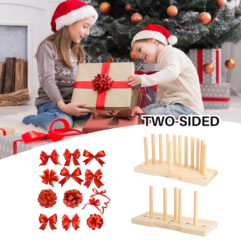 Bow Maker Wooden Wreath Bow Maker Tool Durable Portable Bow