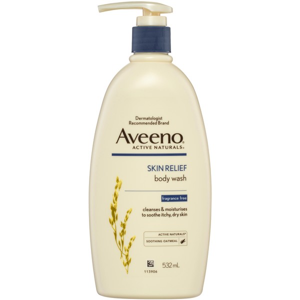 Aveeno Skin Relief Body Wash 532ml - Fragrance Free