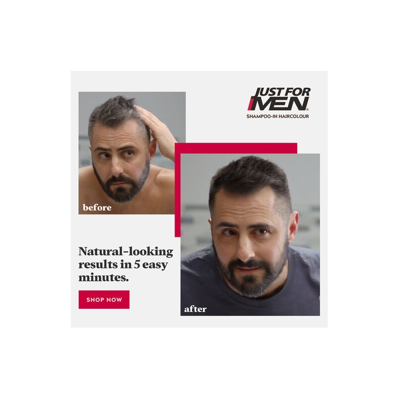 Just For Men Shampoo-In Haircolour H-40 Medium-Dark Brown