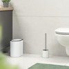 bremermann Toilet Brush Stainless Steel Painted Glass Insert Includes 3x
